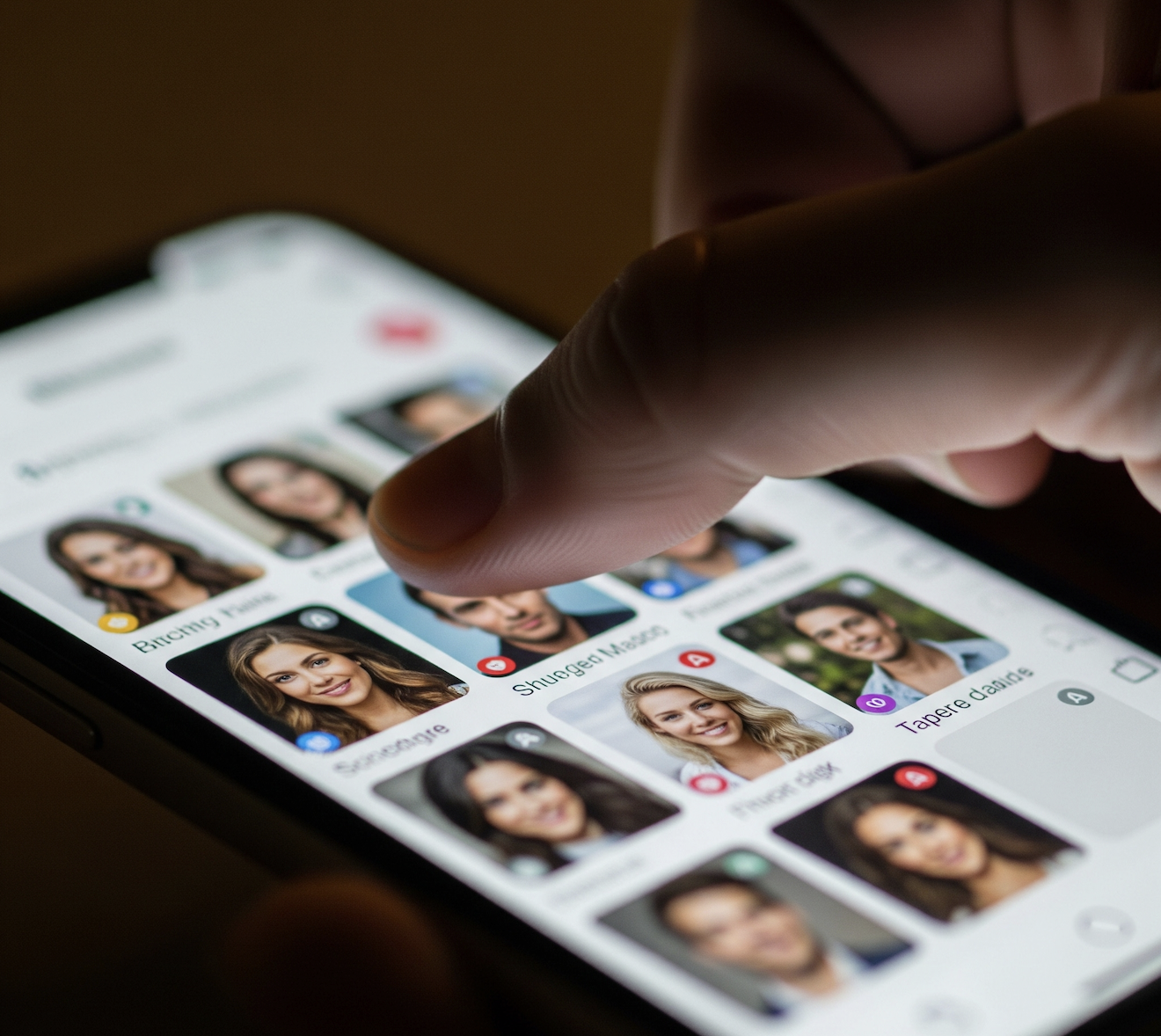 Swiping App Screenshot